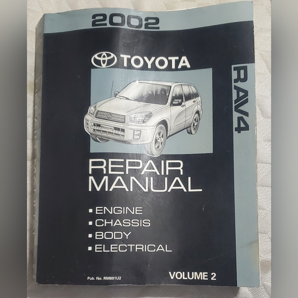 Toyota 2002 Rav 4 OEM Repair Manual, Volume 2,  Like New!!